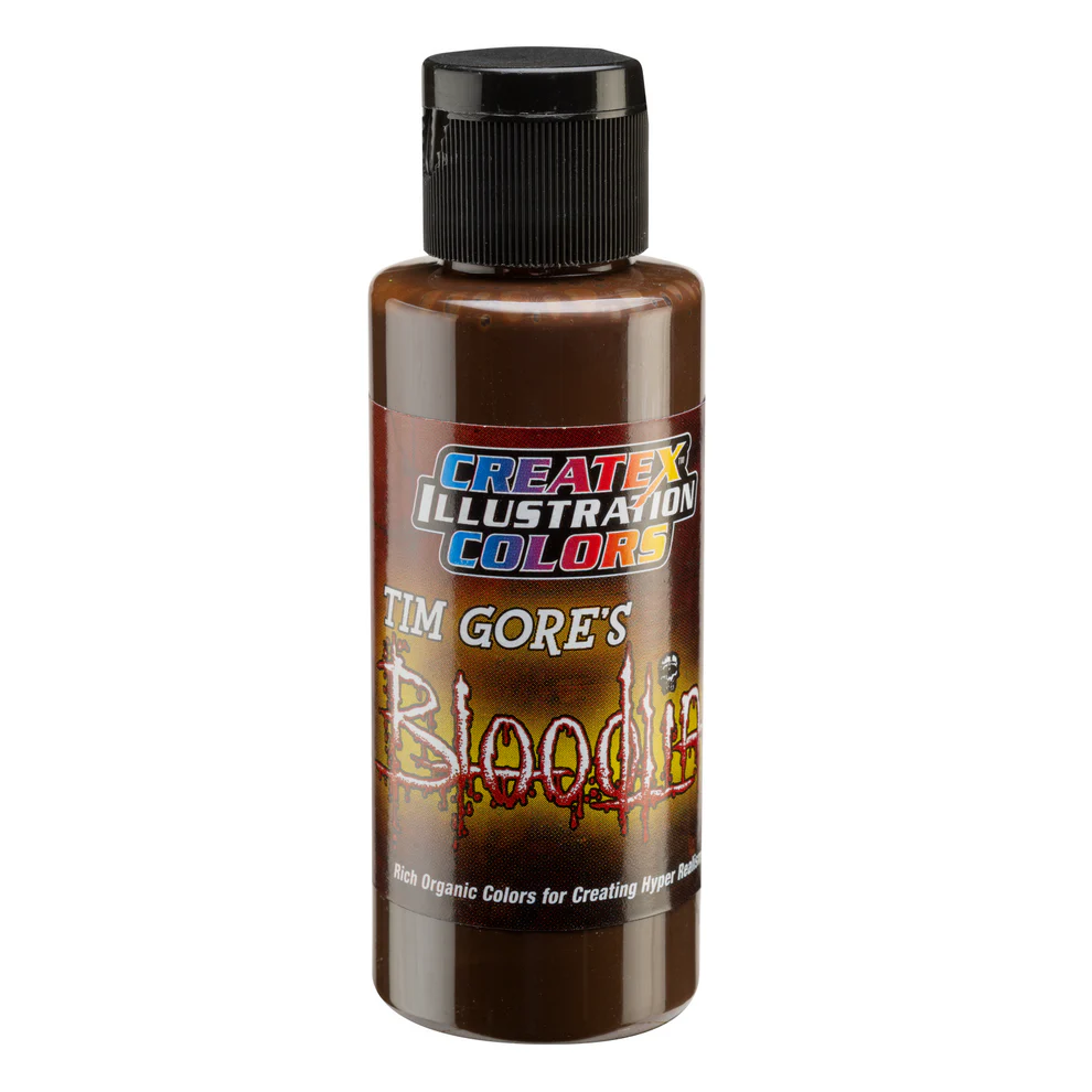Illusztrációs Barna airbrush festék CreateX 5046 60 ml – Illustration Blunt Trauma Umber Bloodline