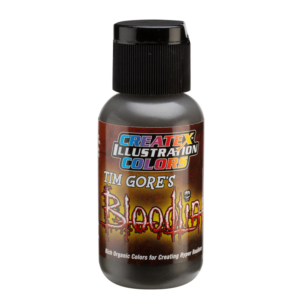 Illusztrációs Barna airbrush festék CreateX 5047 30 ml – Illustration Diseased Umber Bloodline