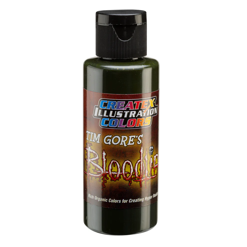 Illusztrációs Zöld airbrush festék CreateX 5049 60 ml – Illustration Vile Green Bloodline
