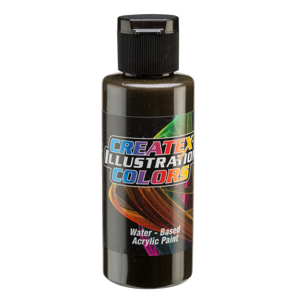 Illusztrációs Szépia airbrush festék CreateX 60 ml – 5063 Transparent Sepia