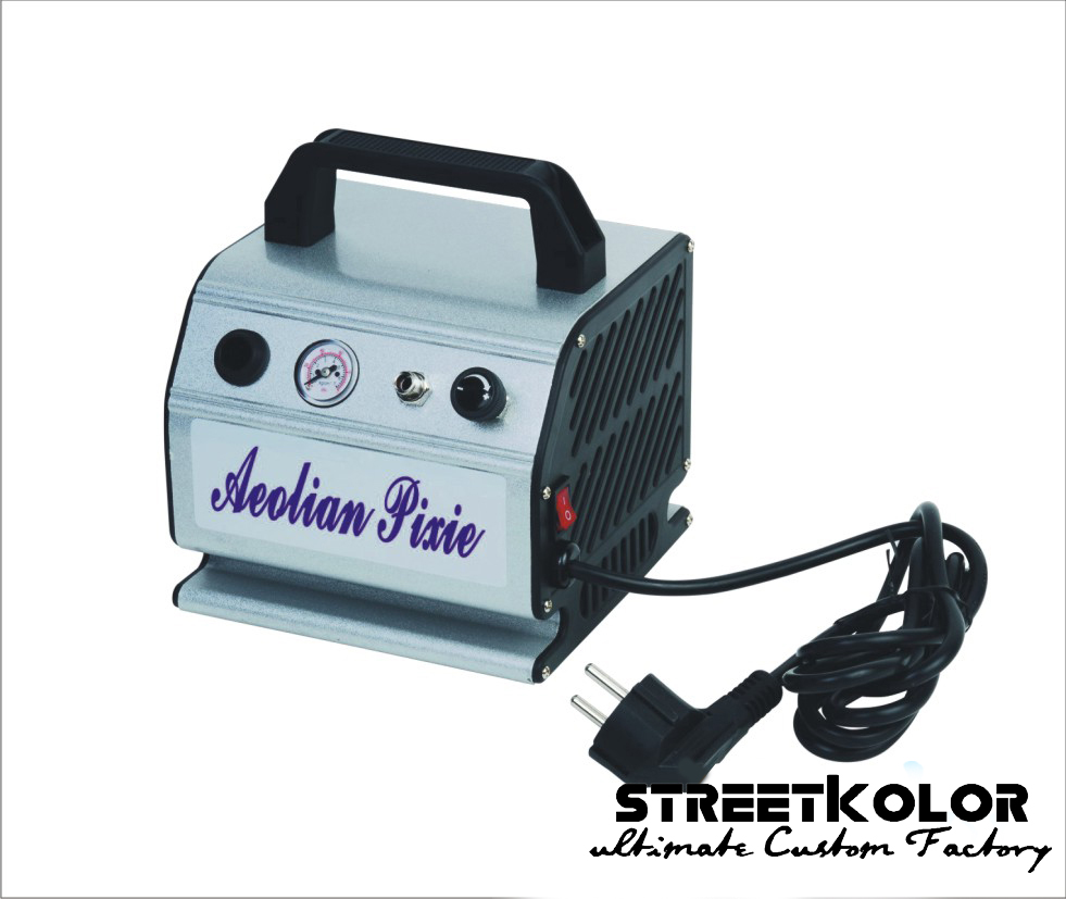 AS-176 airbrush kompresszor 300 ml-es tartállyal