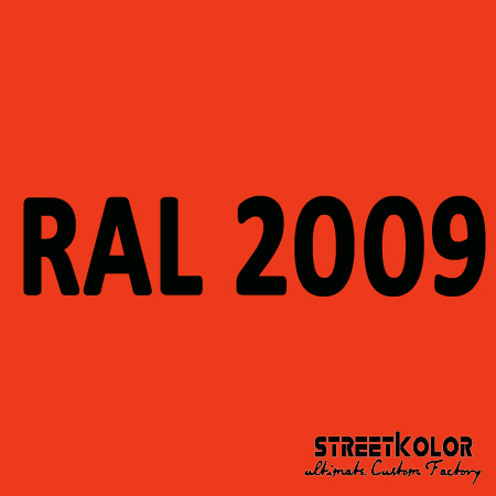RAL 2009 Uretán autófesték fényes vagy matt 1 liter + fixáló + hígító