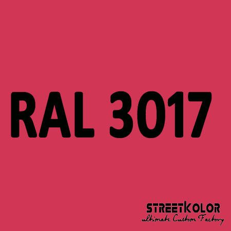 RAL 3017 Uretán autófesték fényes vagy matt 1 liter + fixáló + hígító