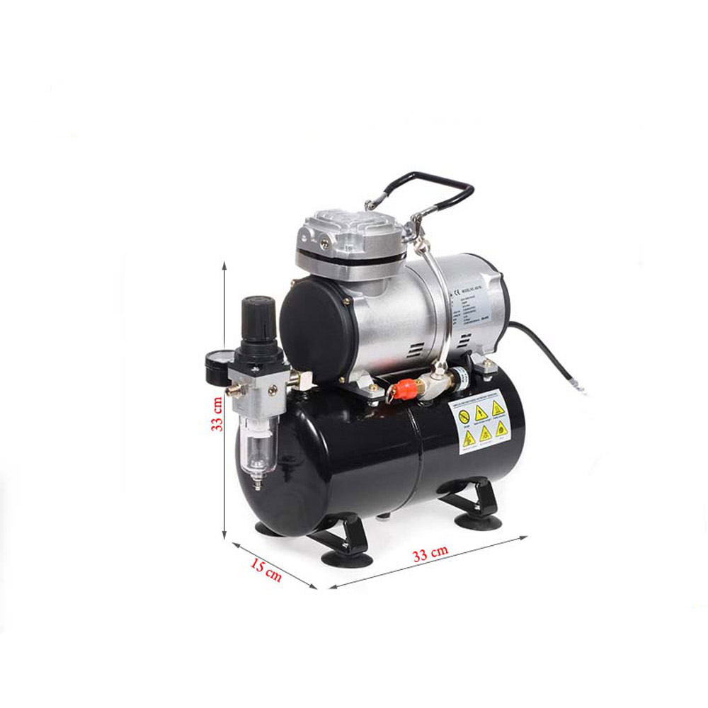 FENGDA ® AS-186 airbrush kompresszor 3l-es tartállyal