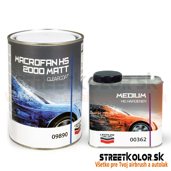 09890 Matt lakk 1000 ml + edző + hígító