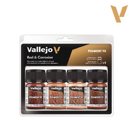 Vallejo Set Rust and Corrosion 73194  4 x 30ml