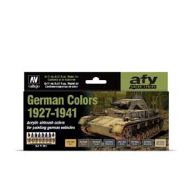 Vallejo 71205 German 1927-1941 airbrush festék készlet, 8x17 ml 