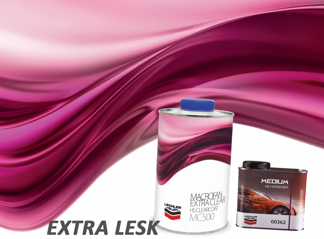 Lechler MC500 EXTRA HS színtelen lakk + fixáló 2:1
