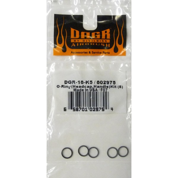 DGR-18-K5 - tömítés-készlet a szórófej borítása és a test közé DeVilbiss DAGR
