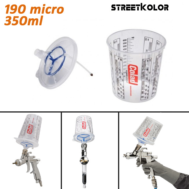 Colad Snap Lid, Hulladékmentes permetezőrendszer, Fedél 190 mikron + 350ml pohár