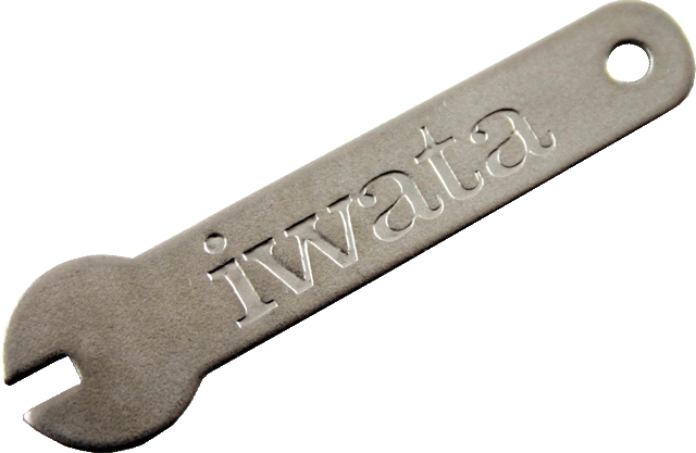 Szórófejkulcs Iwata airbrush pisztolyhoz, I 165 1
