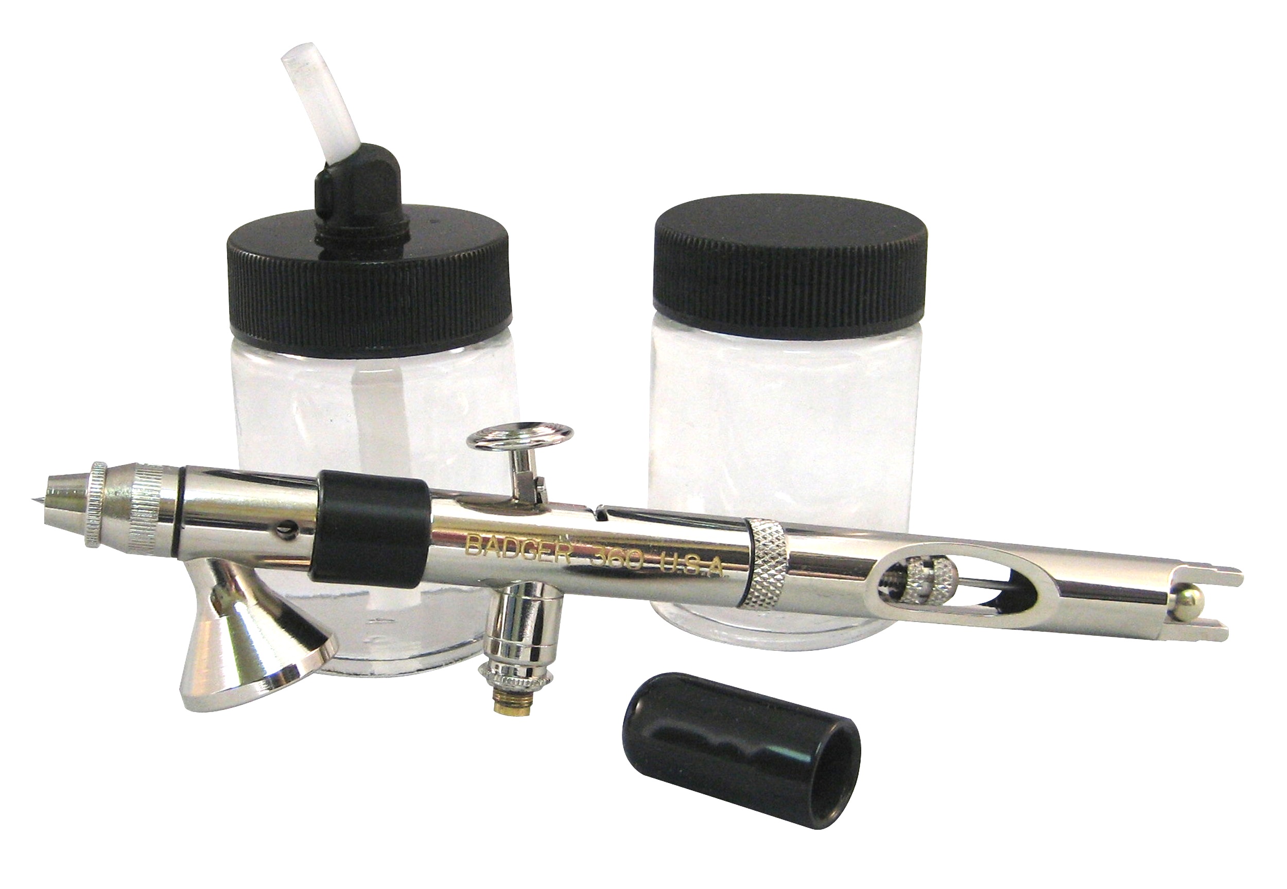 Badger 360 airbrush pisztoly, 0,52mm, 2 x flakon