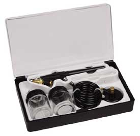 FENGDA® BD-138 airbrush pisztoly Mini KIT 0,5mm - üvegflakonok
