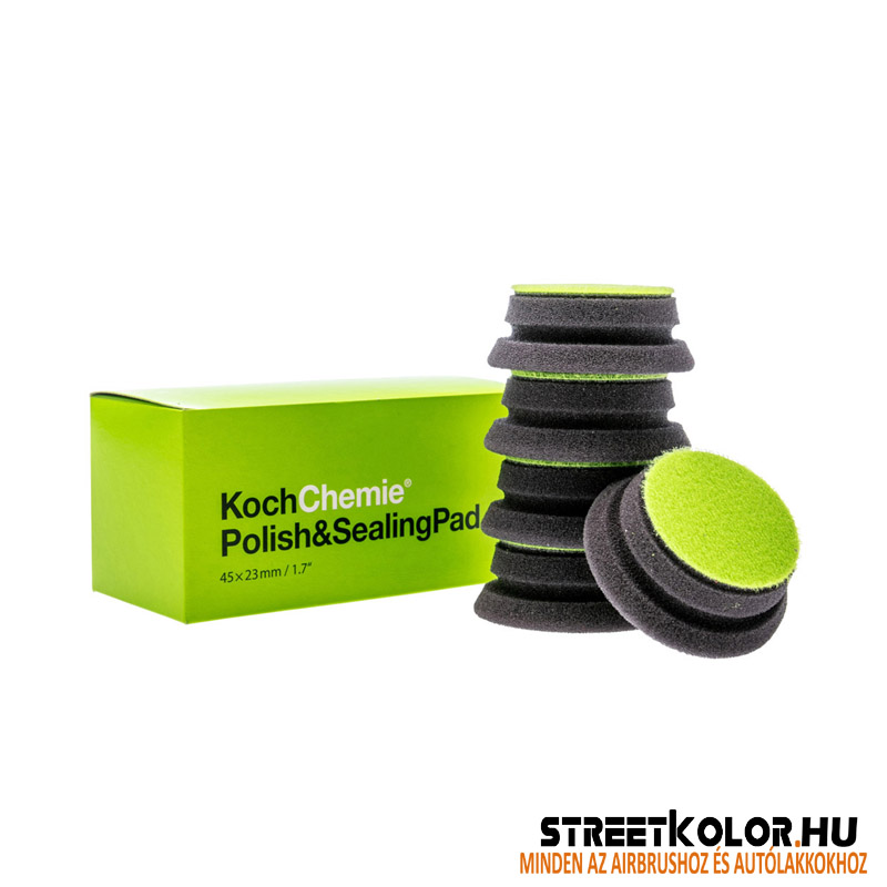 KochChemie Polish & Sealing Pad Puha polírozókorong zöld a befejezéshez 45x23