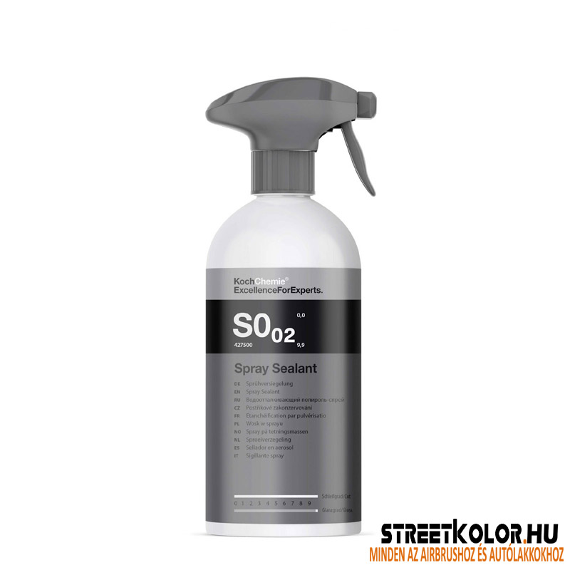 KochChemie S0.02 Folyékony viasz hosszantartó festékvédelem Spray Sealant 500ml