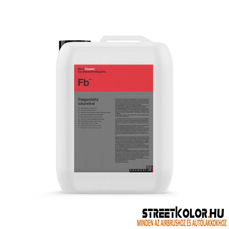 KochChemie Fb Viszkózus pH semleges tárcsatisztító Felgenblitz säurefrei 11KG