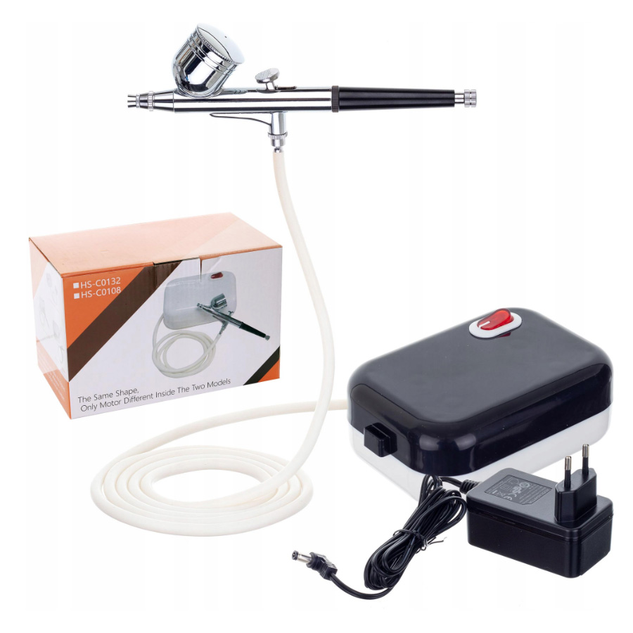 Airbrush szett kompresszorral és airbrush pisztollyal