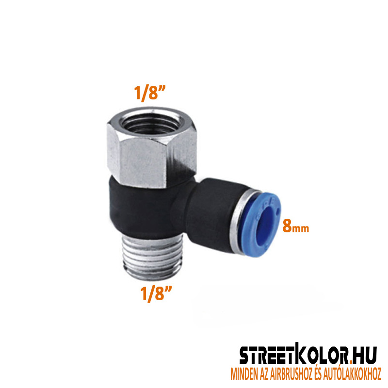 Légelosztó csatlakozó 1/8" - 1x8mm