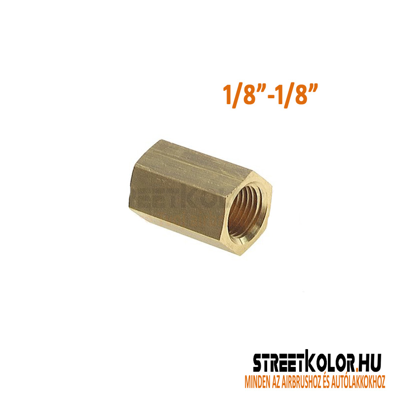 Közvetlen kapcsoló külső menet 1/8"-ról 1/8"-re