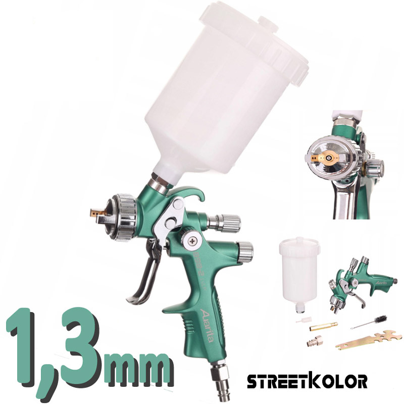 Auarita L-898-2 szórópisztoly, 1,3mm LVLP 125-170l/min. teflon bevonat