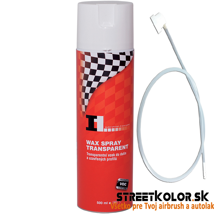 Átlátszó spray viasz üregekhez és zárt profilokhoz, térfogat: 500ml