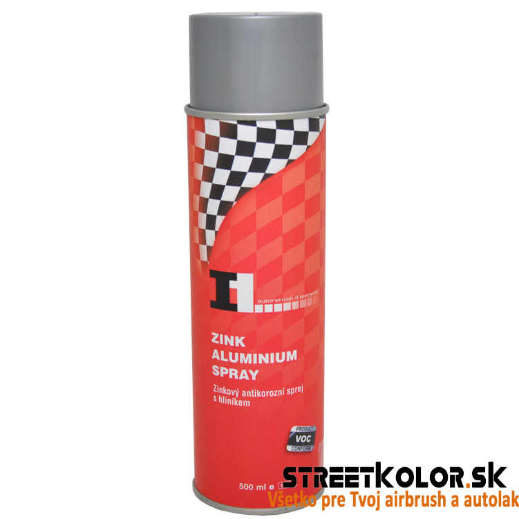 ZINK ANTIKORROZÍV SPRAY ALUMÍNIUMMAL, árnyalat: RAL7040 - szürke, térfogat: 500m