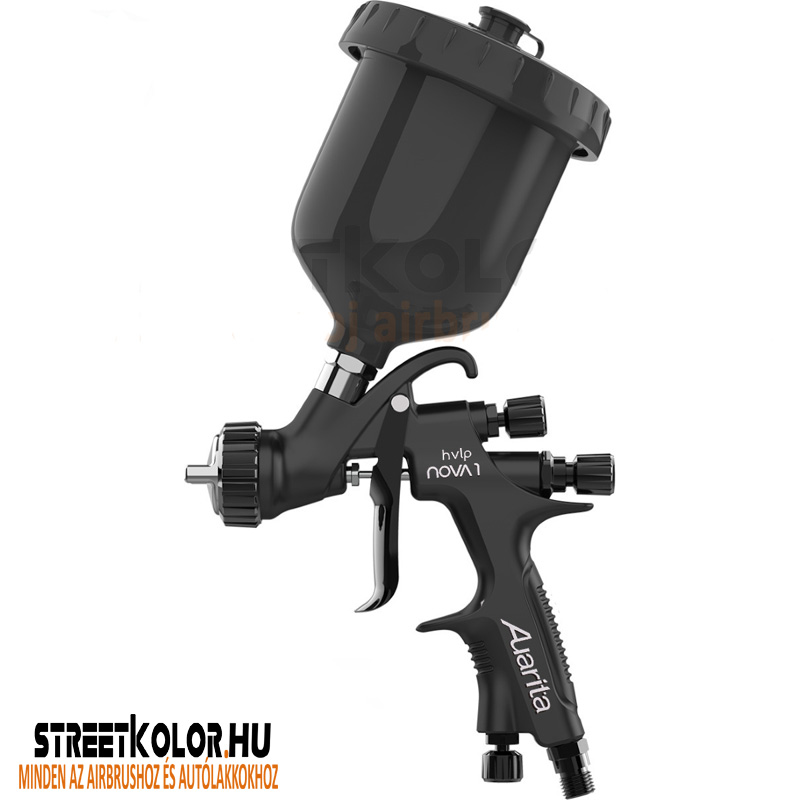 AUARITA NOVA1 SPACE BLACK HVLP szórópisztoly 1,3mm, 280-340 l/min.