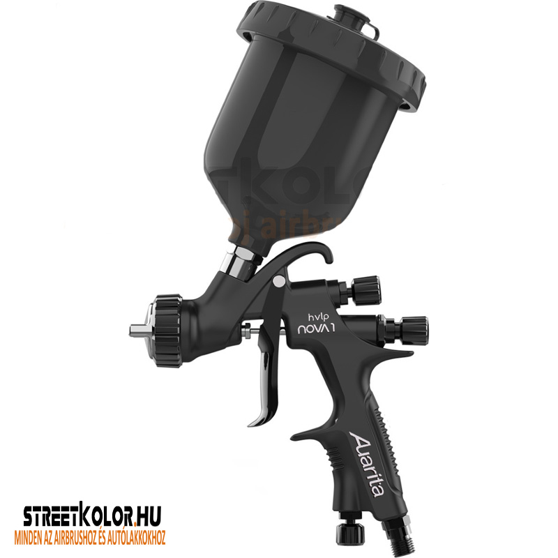 AUARITA NOVA1 SPACE BLACK HVLP szórópisztoly 1,4mm, 280-340 l/min.