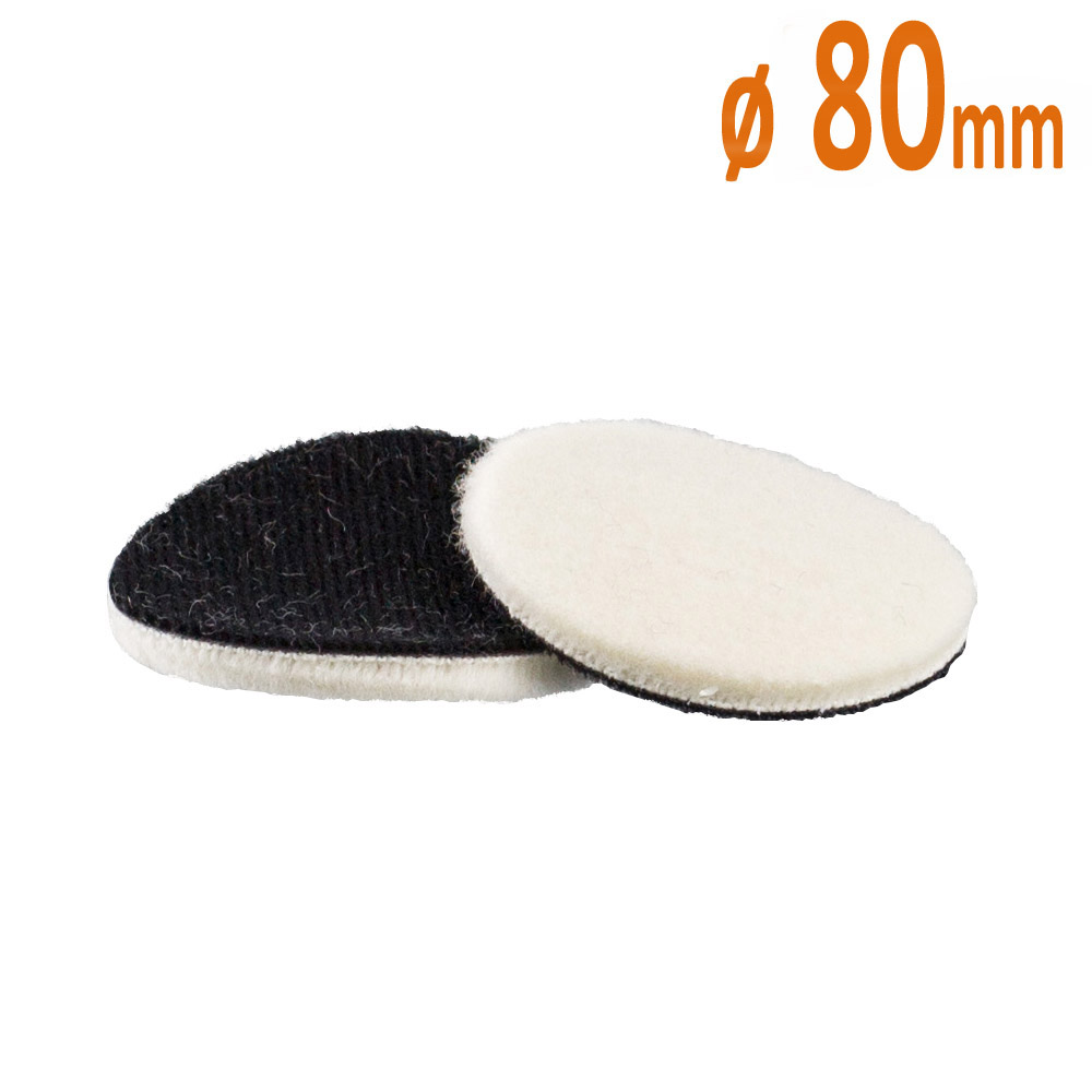 KOLORTECH SUPERPOLISH rövidszőrű báránybőrből készült polírozókorong, Ø80 mm