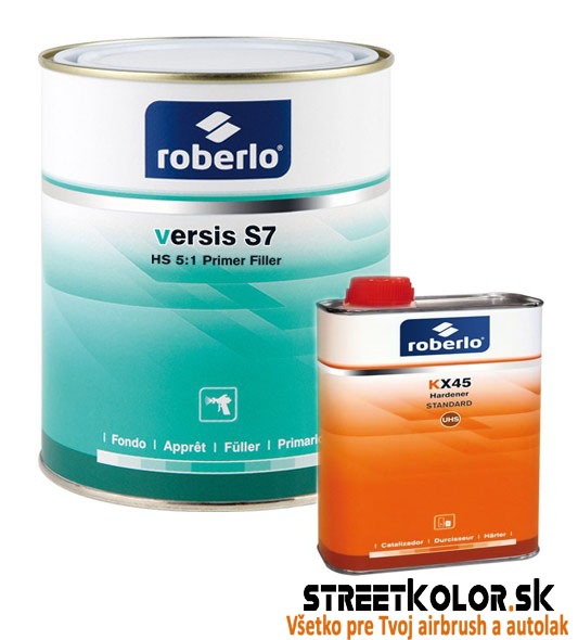 Roberlo Versis S7 töltőanyag Fekete - Szuper sima, 2,5 liter + edző