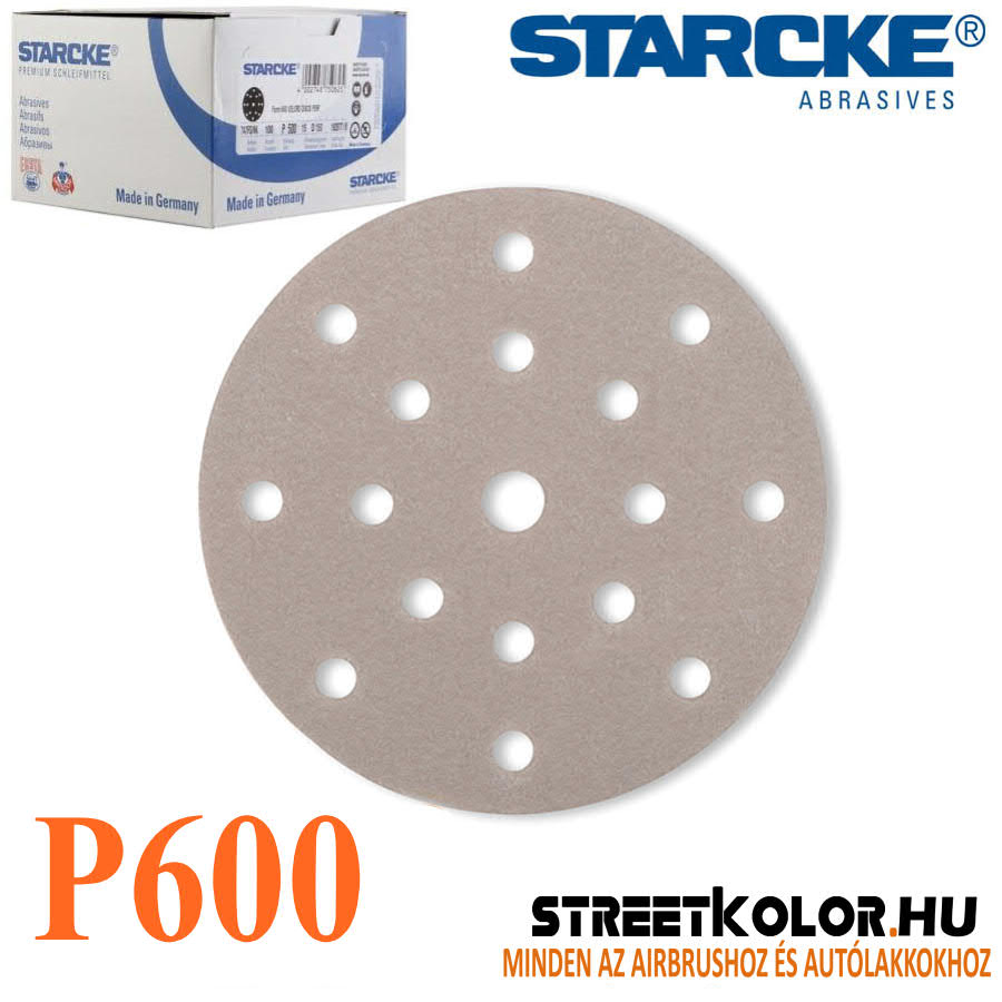 Starcke P600 csiszolótárcsa, 150mm, 15 lyuk, 1db