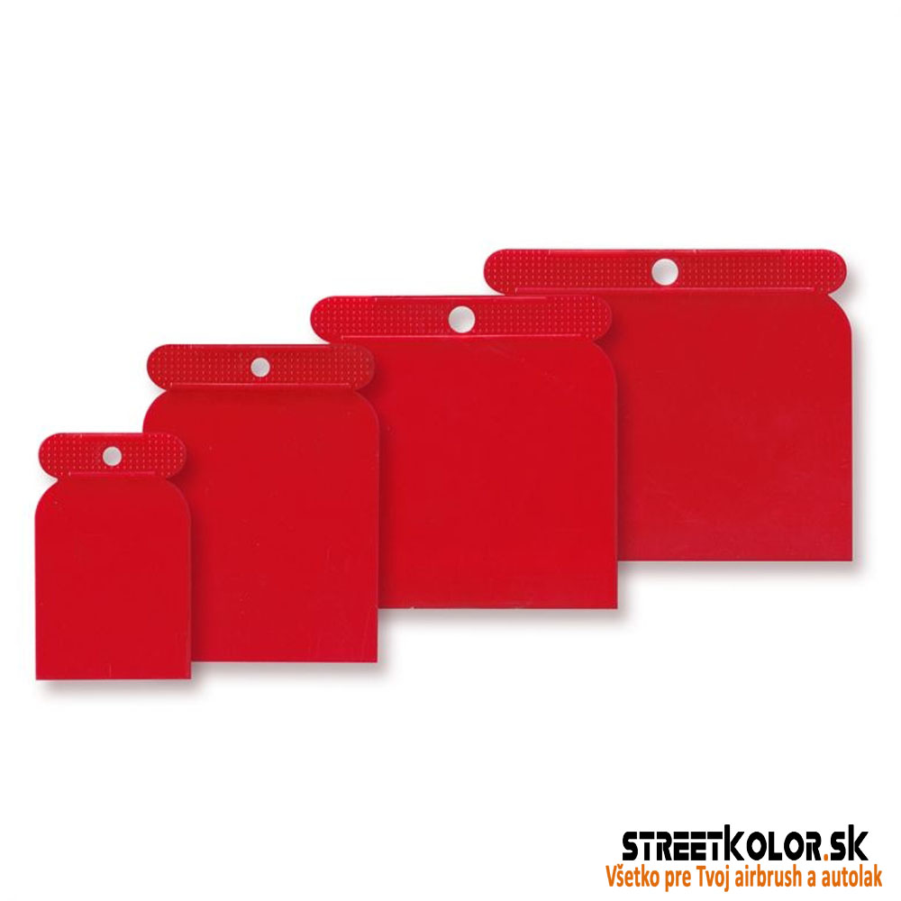 Műanyag spaklik, spatulák készlete: 50mm, 80mm, 100mm, 120mm