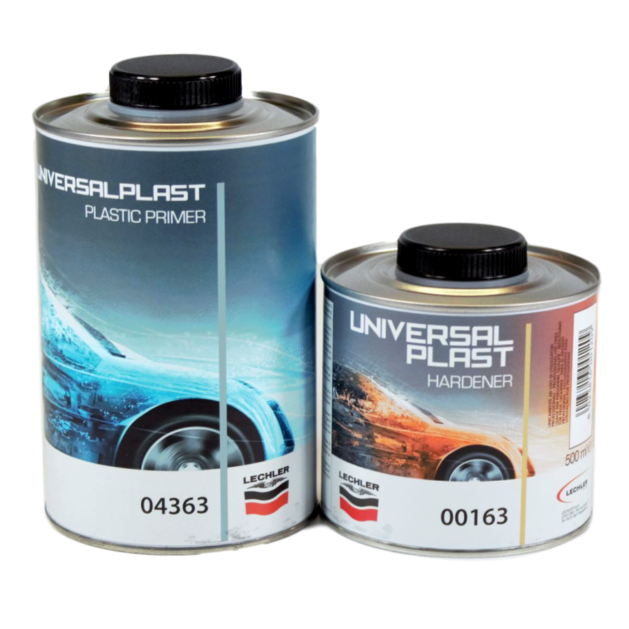 Lechler 04363 alapozó műanyagokhoz és lökhárítókhoz + edző, 1000+500ml, 2:1