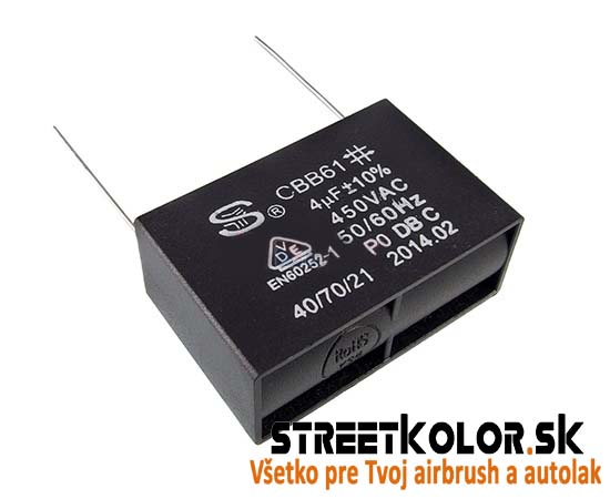 CBB61 indító kondenzátor: 2,5 µF kompresszorokhoz