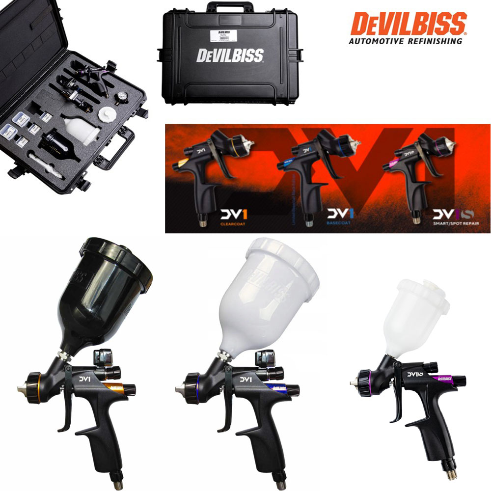 Szett: 2 x DeVilbiss DV1 DIGITAL + DEVILBISS DV1S + tok + tartozékok