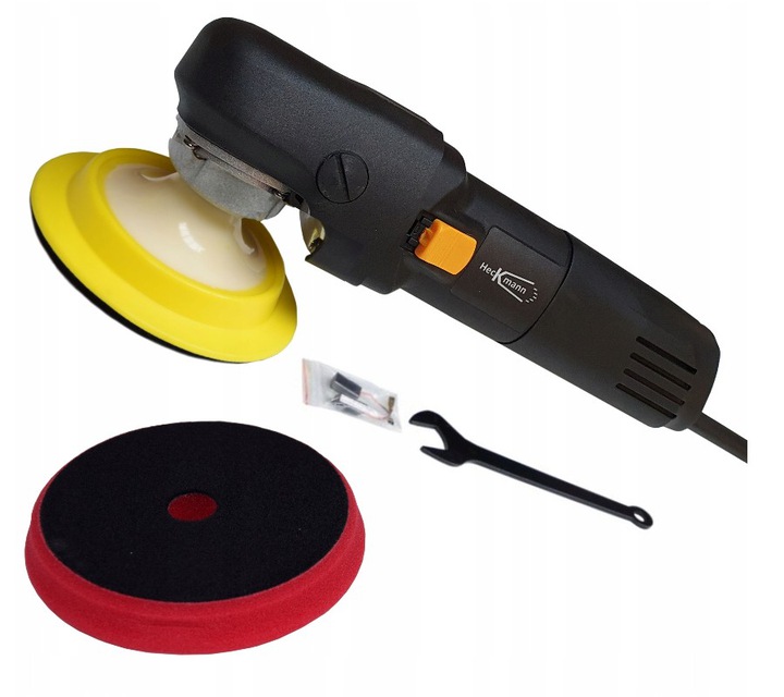 Elektromos forgó mini polírozó Heckmann HK-801, meghajtó: 125mm, 600W