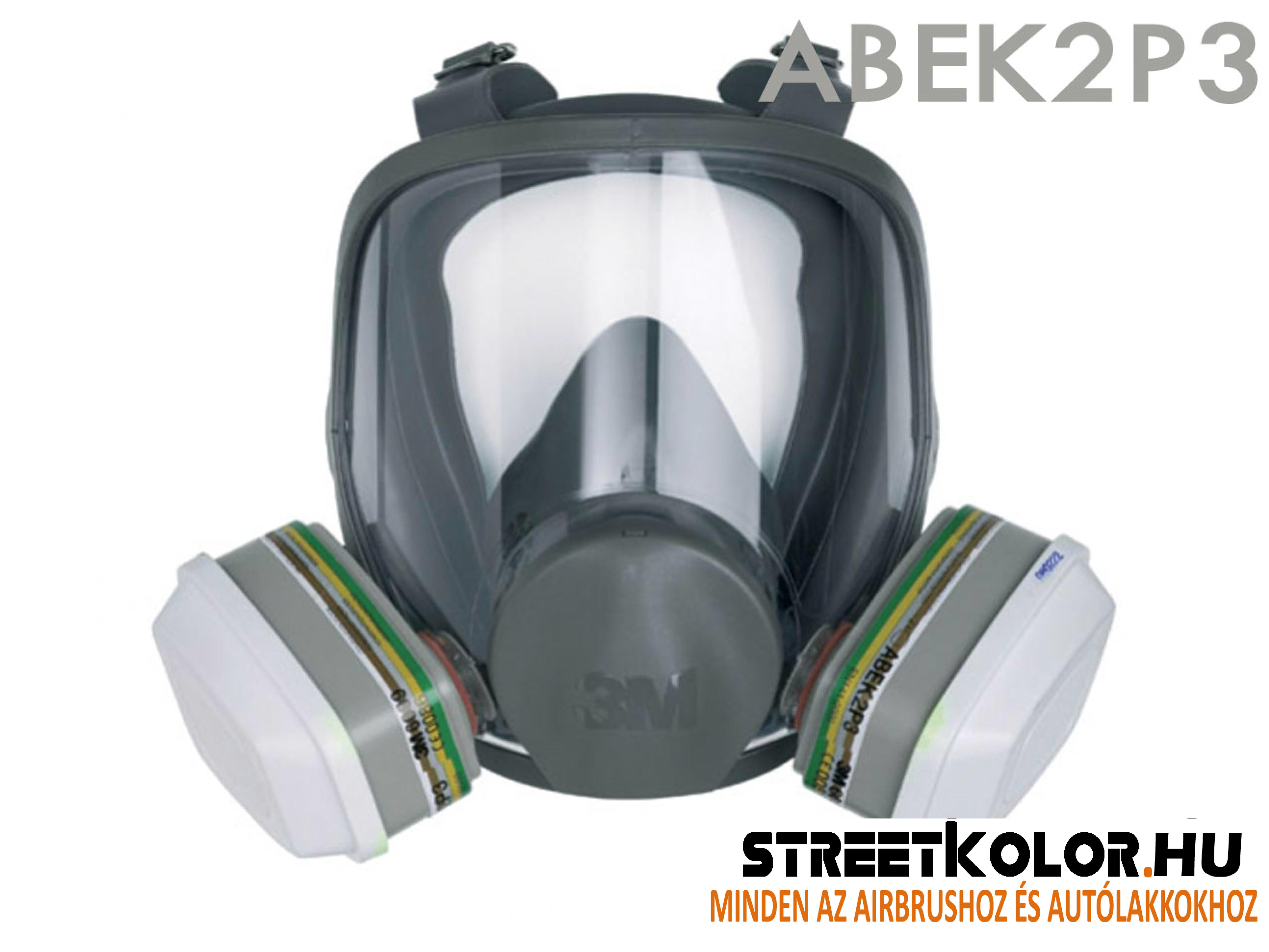 3M™ teljes arcmaszk 6800, szűrő 6099 ABEK2P3 P3 porszűrővel