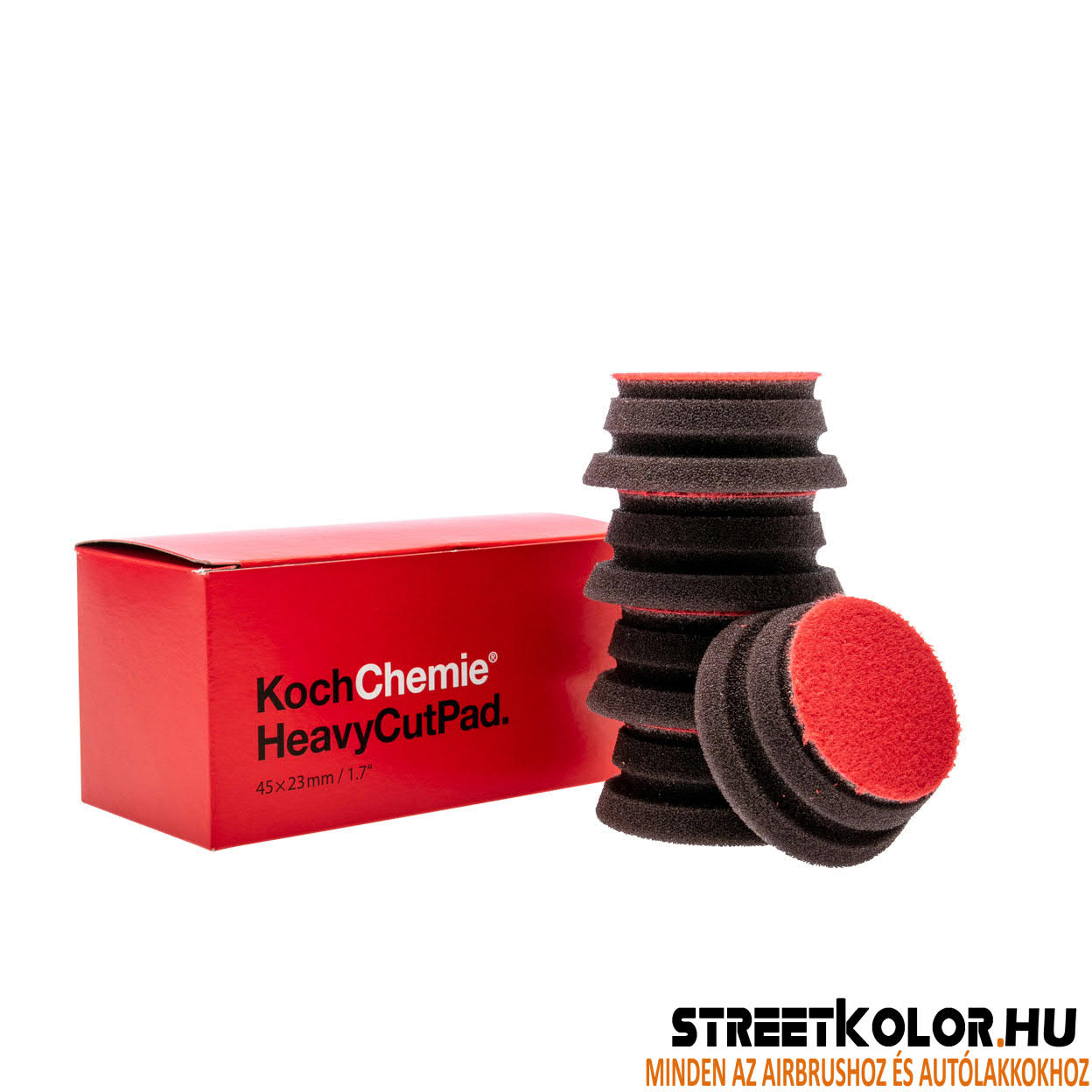 KochChemie Polírozókorong piros Heavy Cut Pad 45 x 23mm