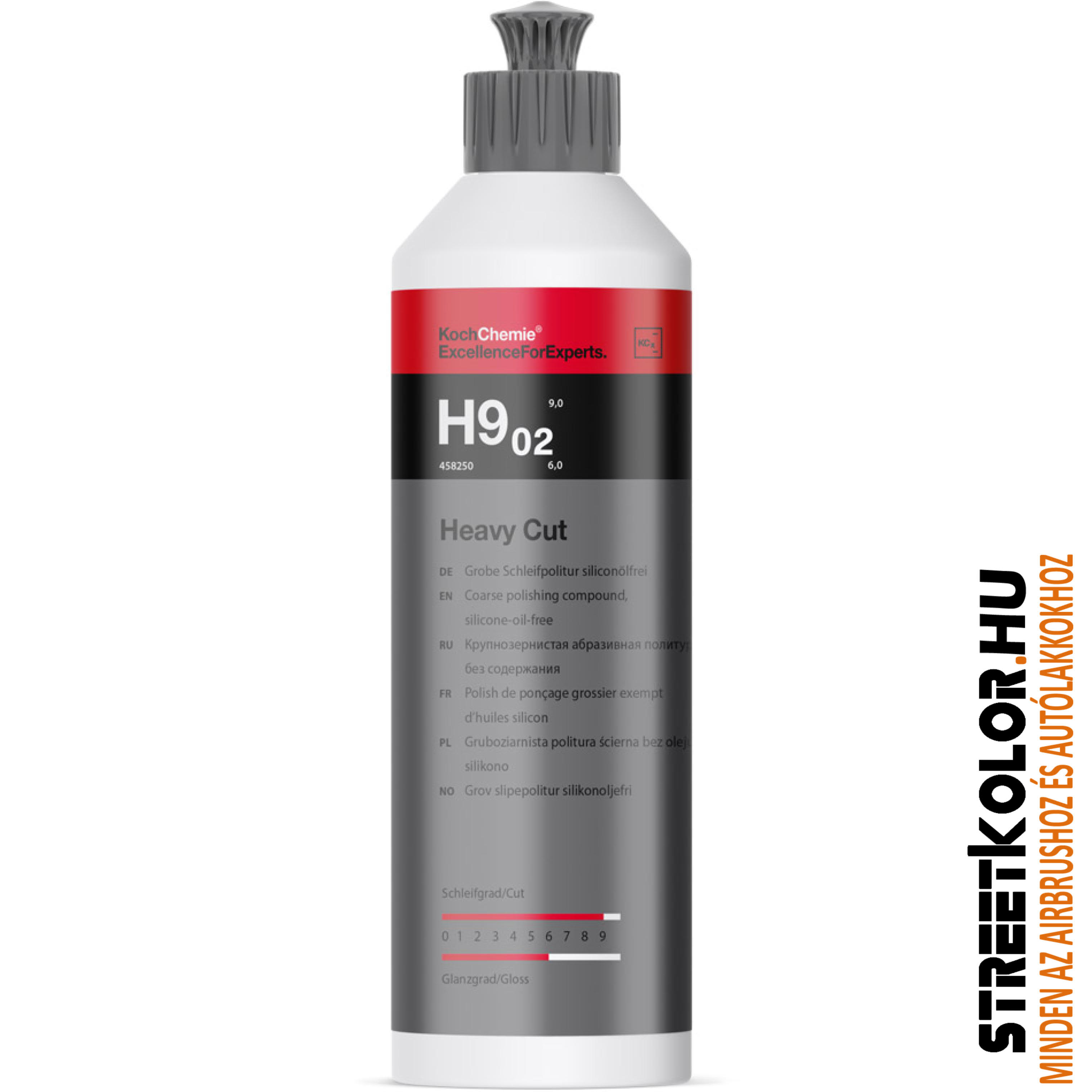 KochChemie Heavy Cut H9.02 Durva csiszolópaszta szilikonolaj nélkül 250ml