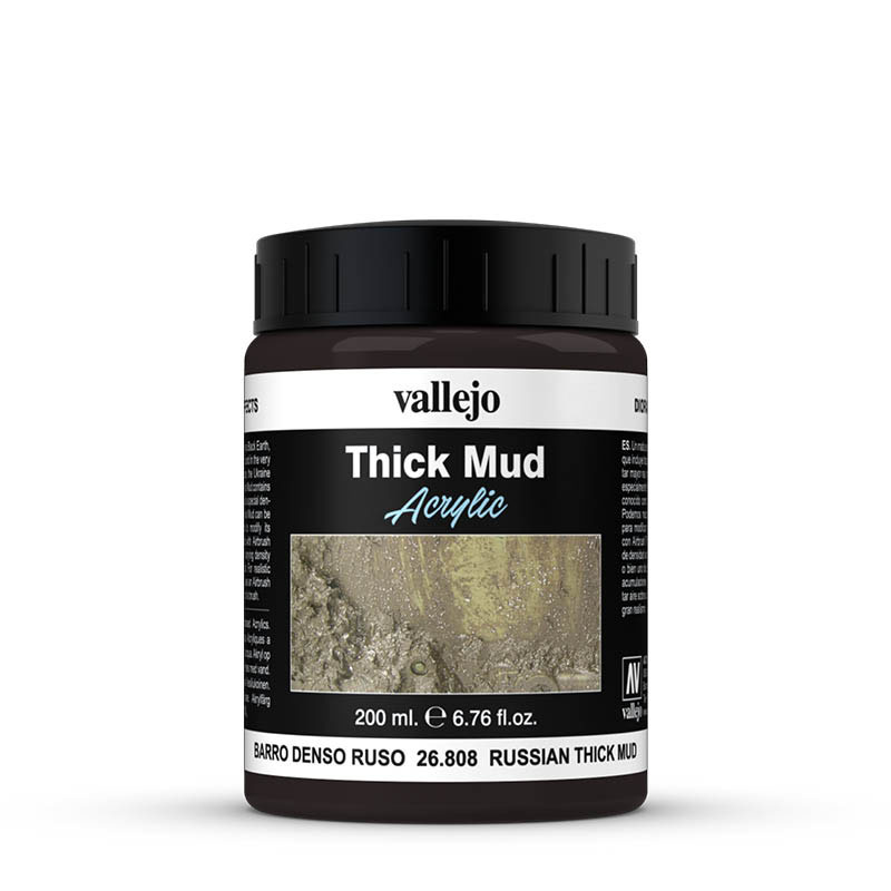 Vallejo Diorama Effects  RUSSIAN THICK MUD - Orosz agyag, 200 ml
