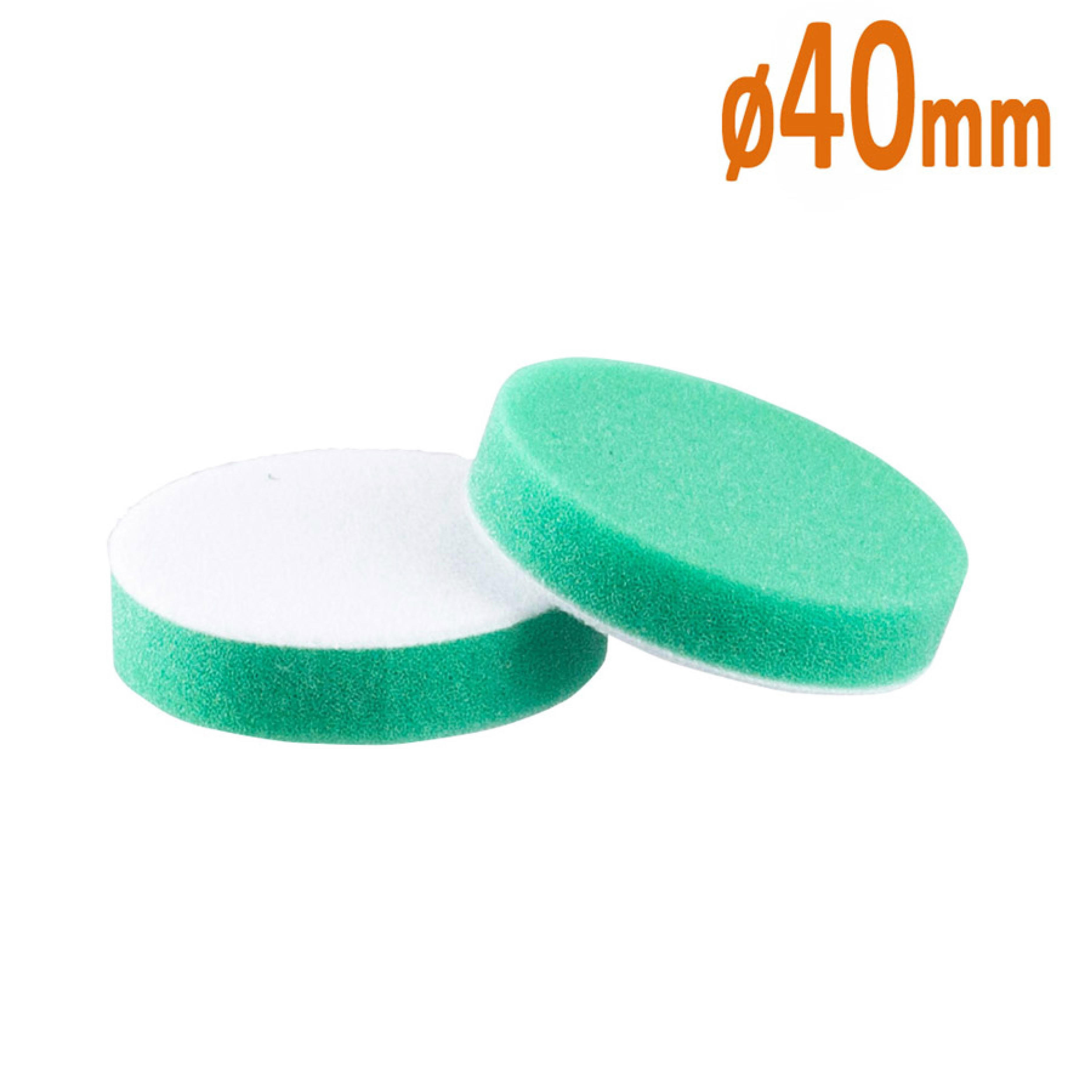 KolorTech SUPERPAD HARD ABRASIVE extra kemény zöld csiszoló habtárcsa, Ø 40mm