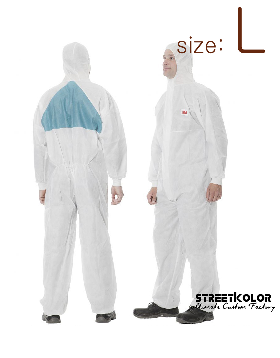 3M 4520 fényezőoverál, fehér - méret:L