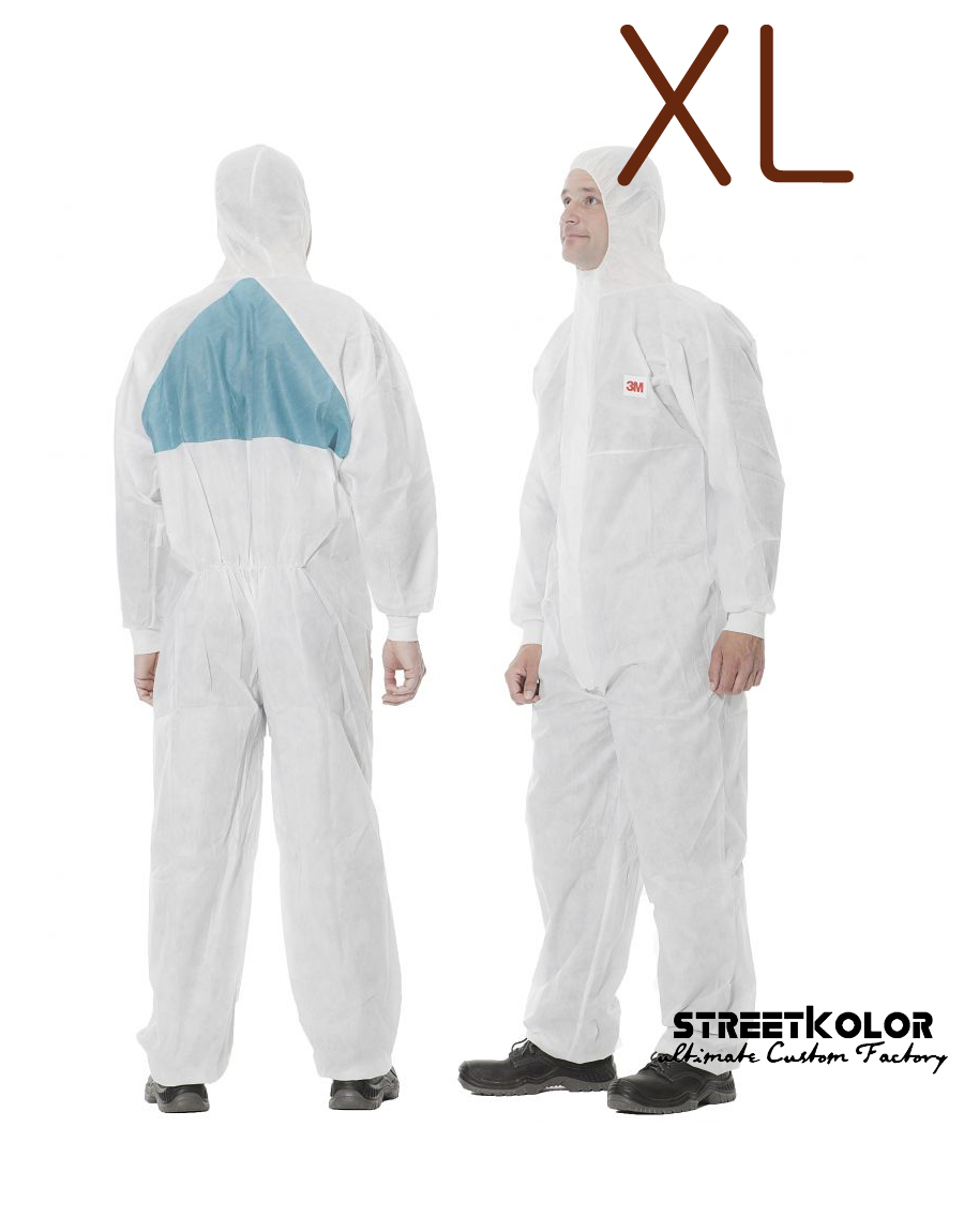 3M 4520 fényező overál, fehér - méret:XL