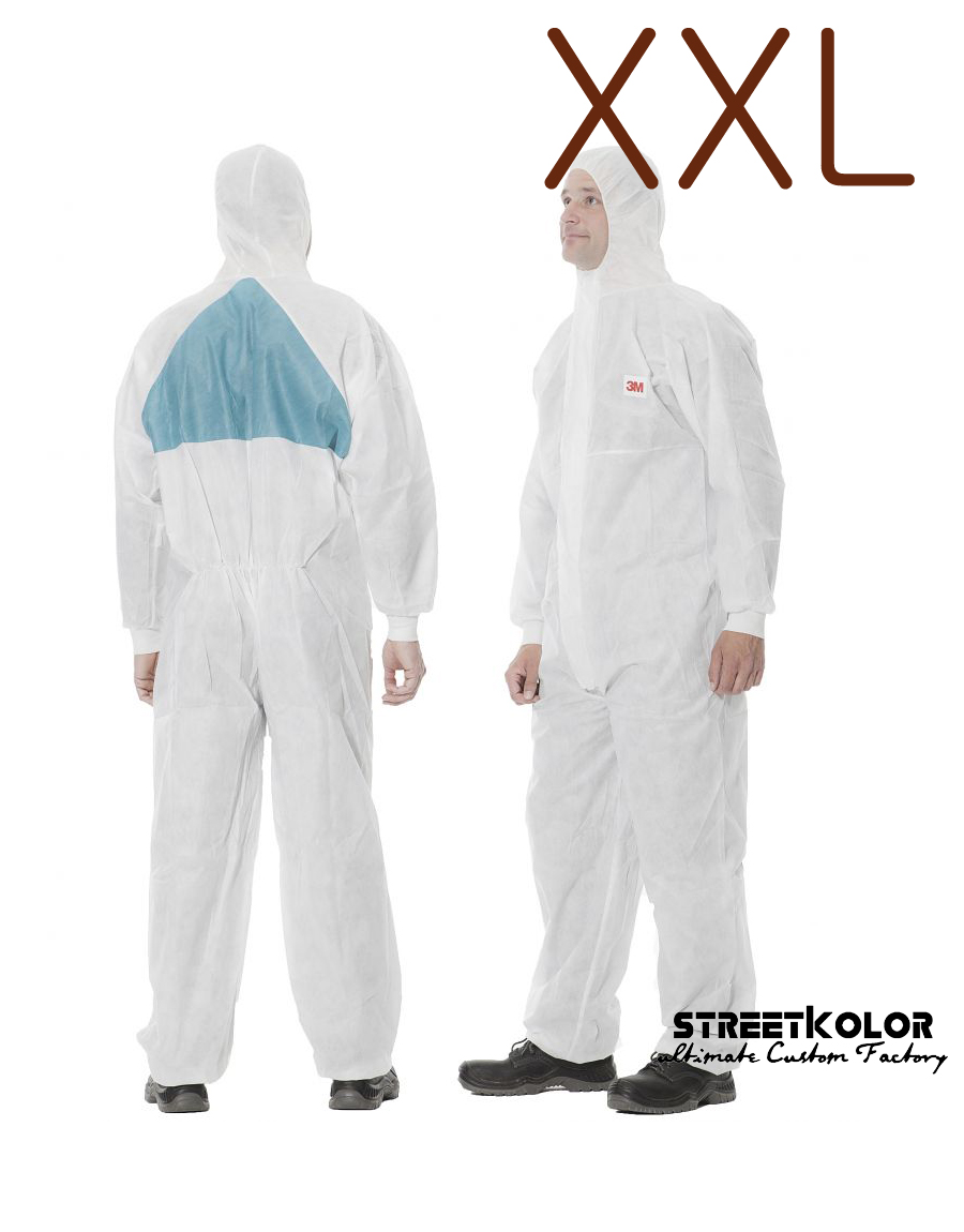 3M 4520 fényező overál, fehér - méret: XXL