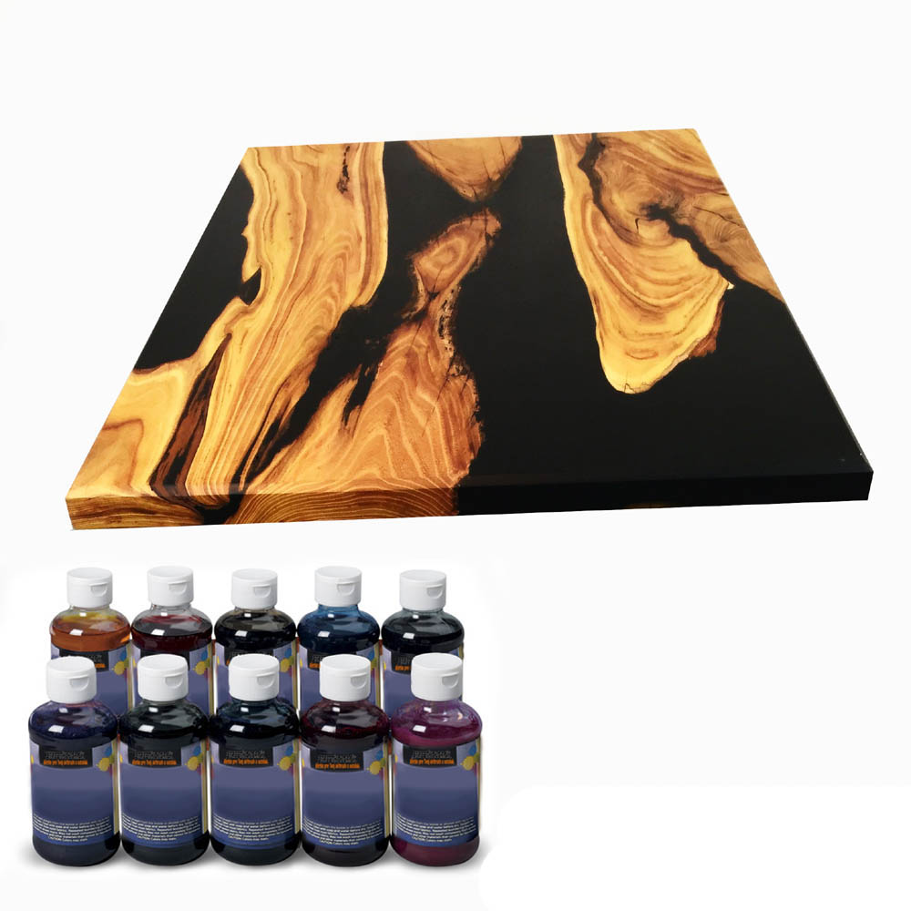 Barna színező koncentrátum 50ml, 1-5kg epoxi gyantához