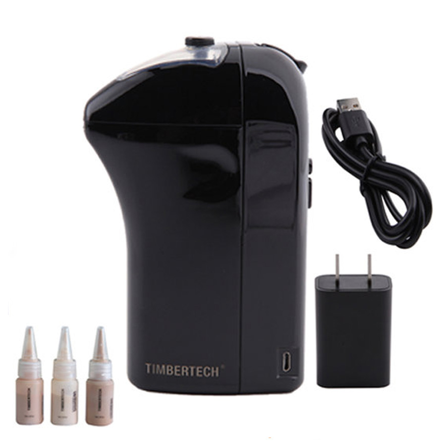 Luxus airbrush sminkkészlet: FENGDA TIMBERTECH MK-300 smink színekkel