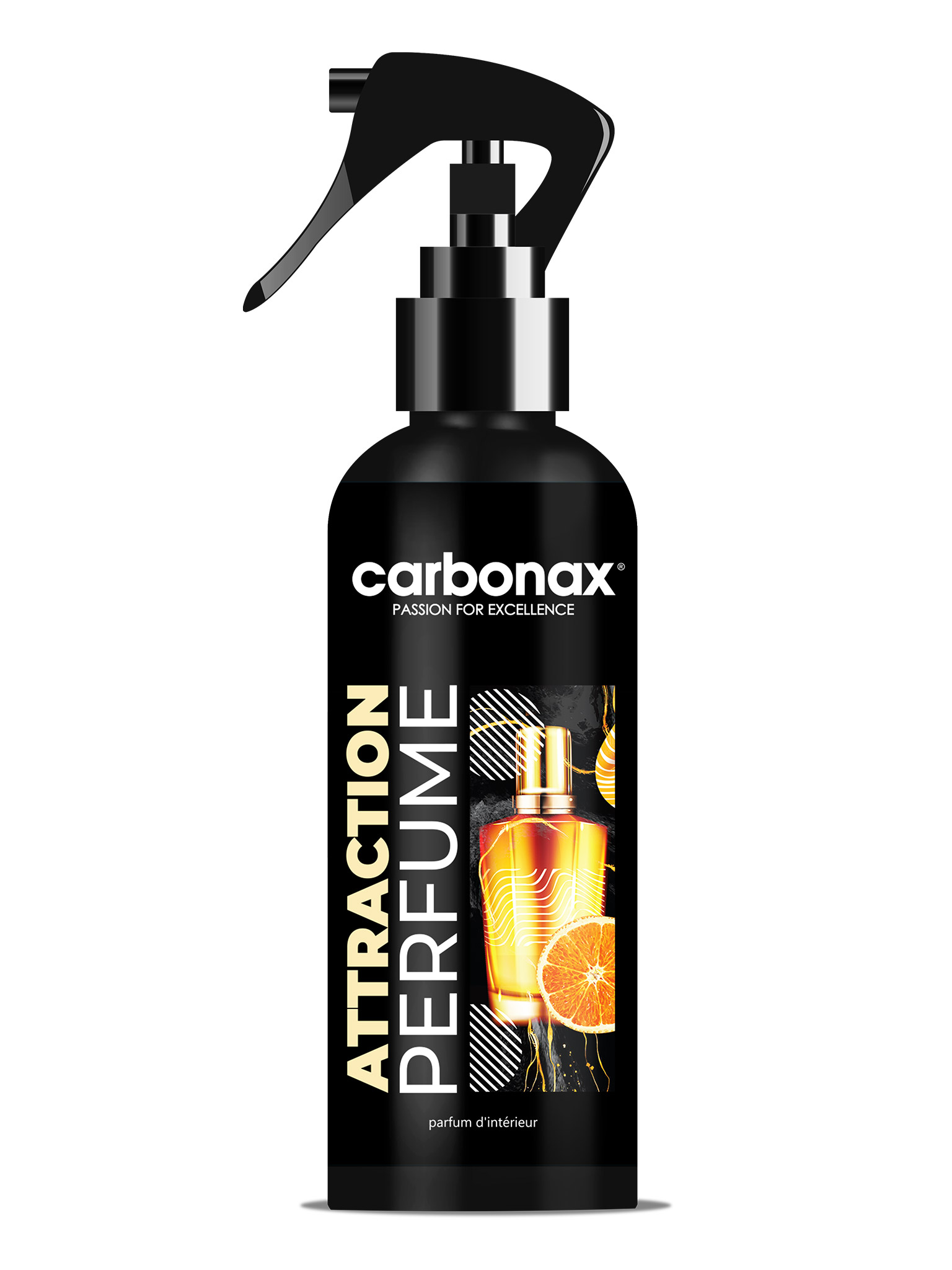 CARBONAX® Erősen koncentrált autóparfüm ATTRACTION illattal, 150ml