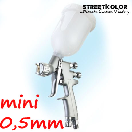 Auarita H-921 HVLP profi mini szórópisztoly 0,5mm szórófejjel (113l/min.)