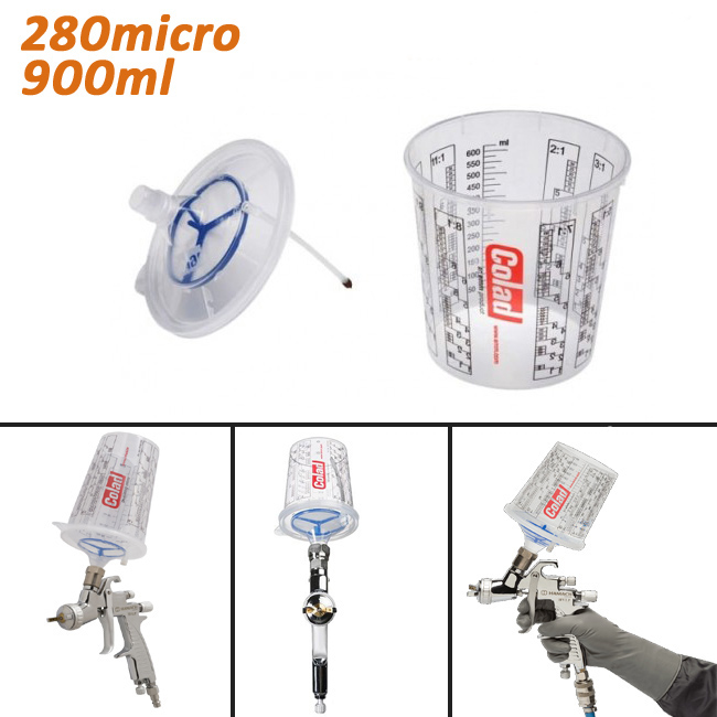Colad Snap Lid, Hulladékmentes permetezőrendszer, Fedél 280 mikron + 900ml pohár