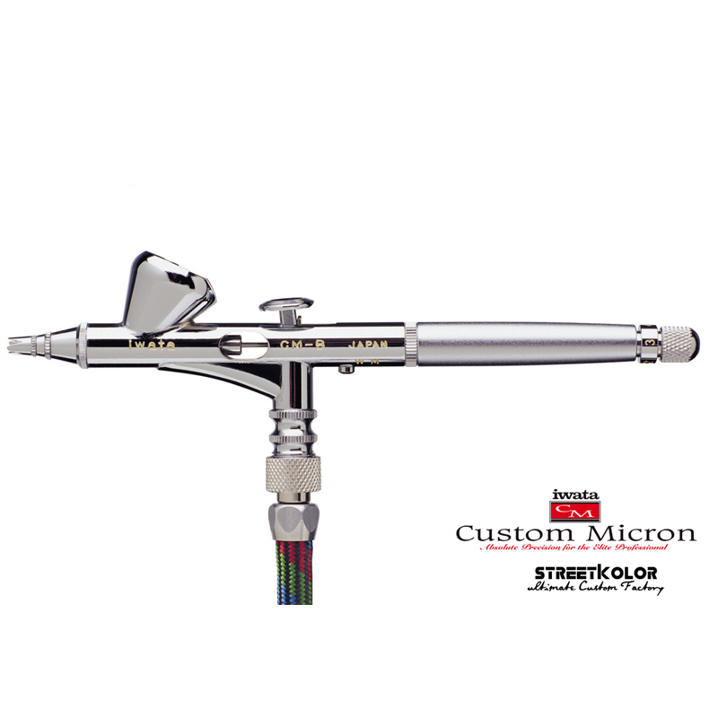 Iwata Custom Micron CM-B2 0,18mm airbrush pisztoly Red Box